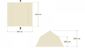Afmetingen Senioren tent 3x2